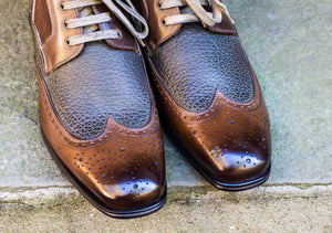TWO TONE CASUAL DERBY BOOTS