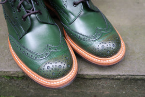 TRICKER'S ELLIS COUNTRY STYLE BOOTS IN FOREST GREEN